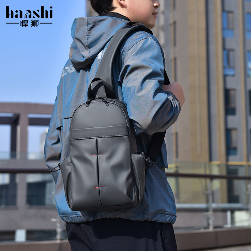 Fashion Men's Breast Bag Premium Casual Women's Crossbody Bag Trendy Lightweight Waterproof Shoulder Bag Travel Shoulder Chest Bag