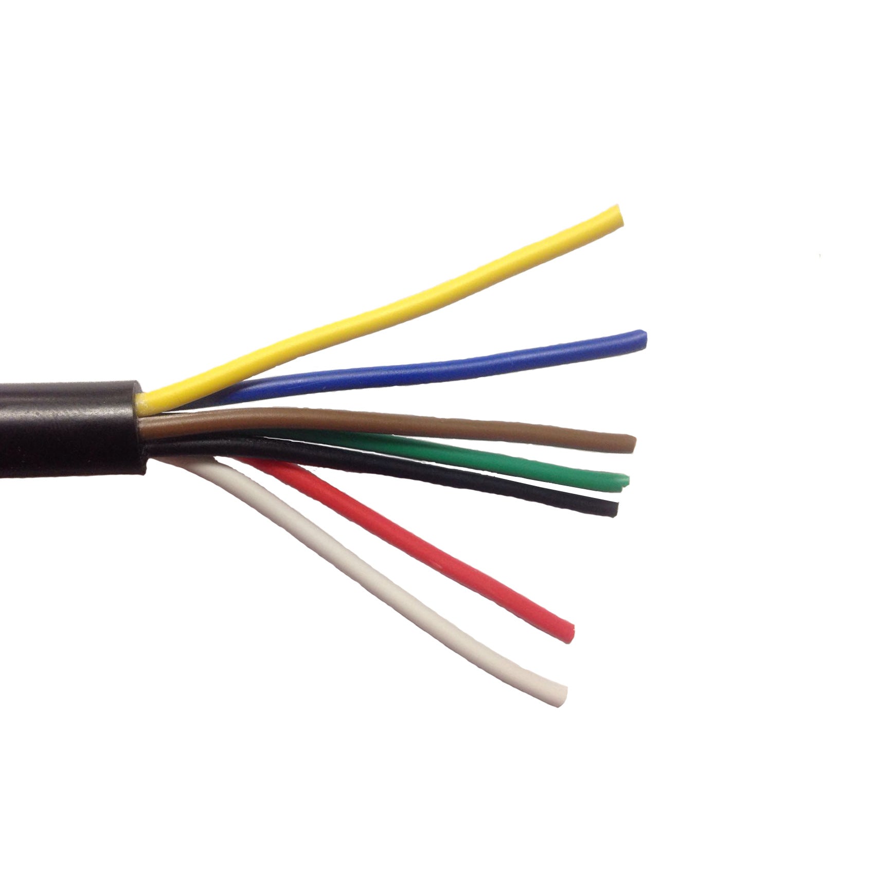 RVV7 core national standard sheathed cable 0.5 0.75 1.0 1.5 2.5 multi-strand copper core flexible cable control cable