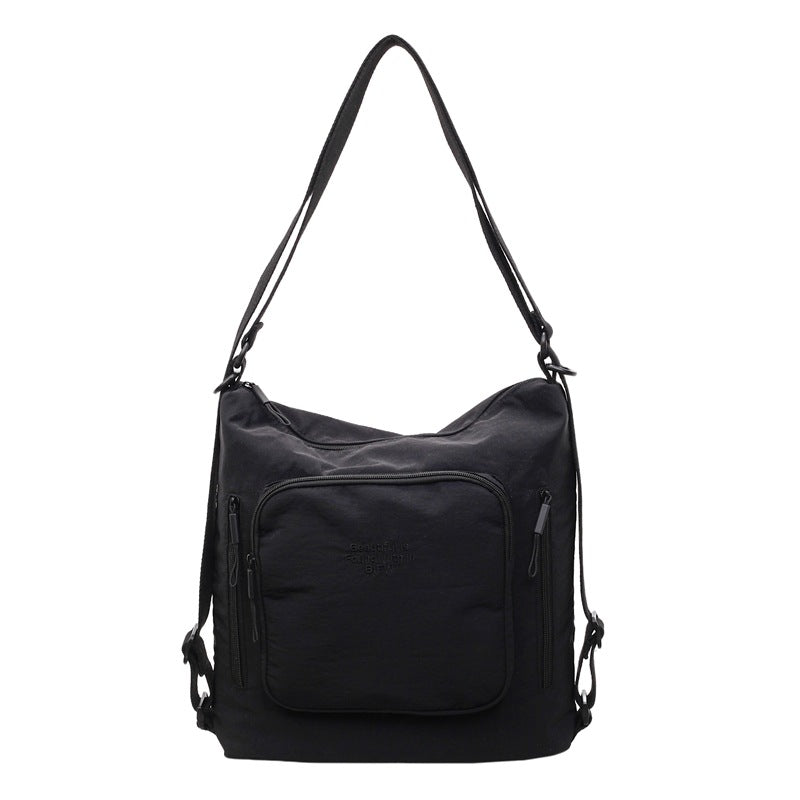 2025 new casual versatile tote bag multi-purpose travel backpack large capacity student commuter shoulder crossbody bag