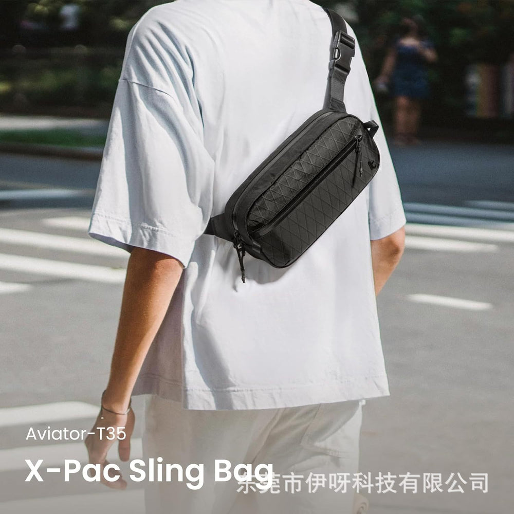 hot-selling chest bag work clothing portable shoulder bag rfid anti-theft mobile phone bag multi-functional shoulder crossbody bag