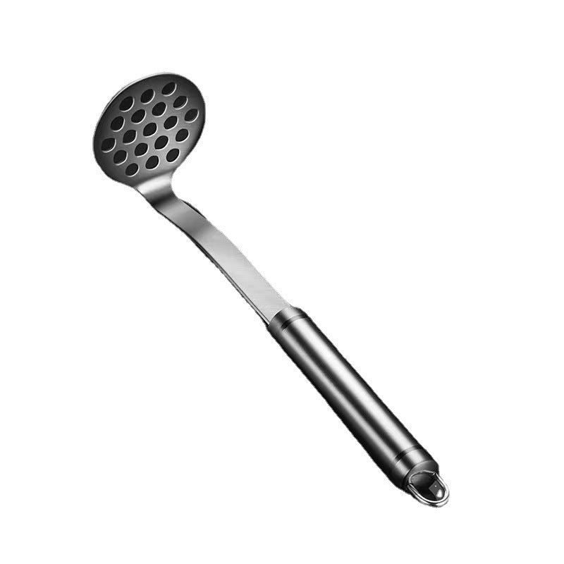 Stainless steel potato masher - baby food supplement tool - perfect for taro, purple sweet potato, and regular potato puree - manual masher and smasher