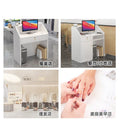Minimalist modern bar counter/reception desk - small counter for beauty salons, clothing stores, and reception areas
