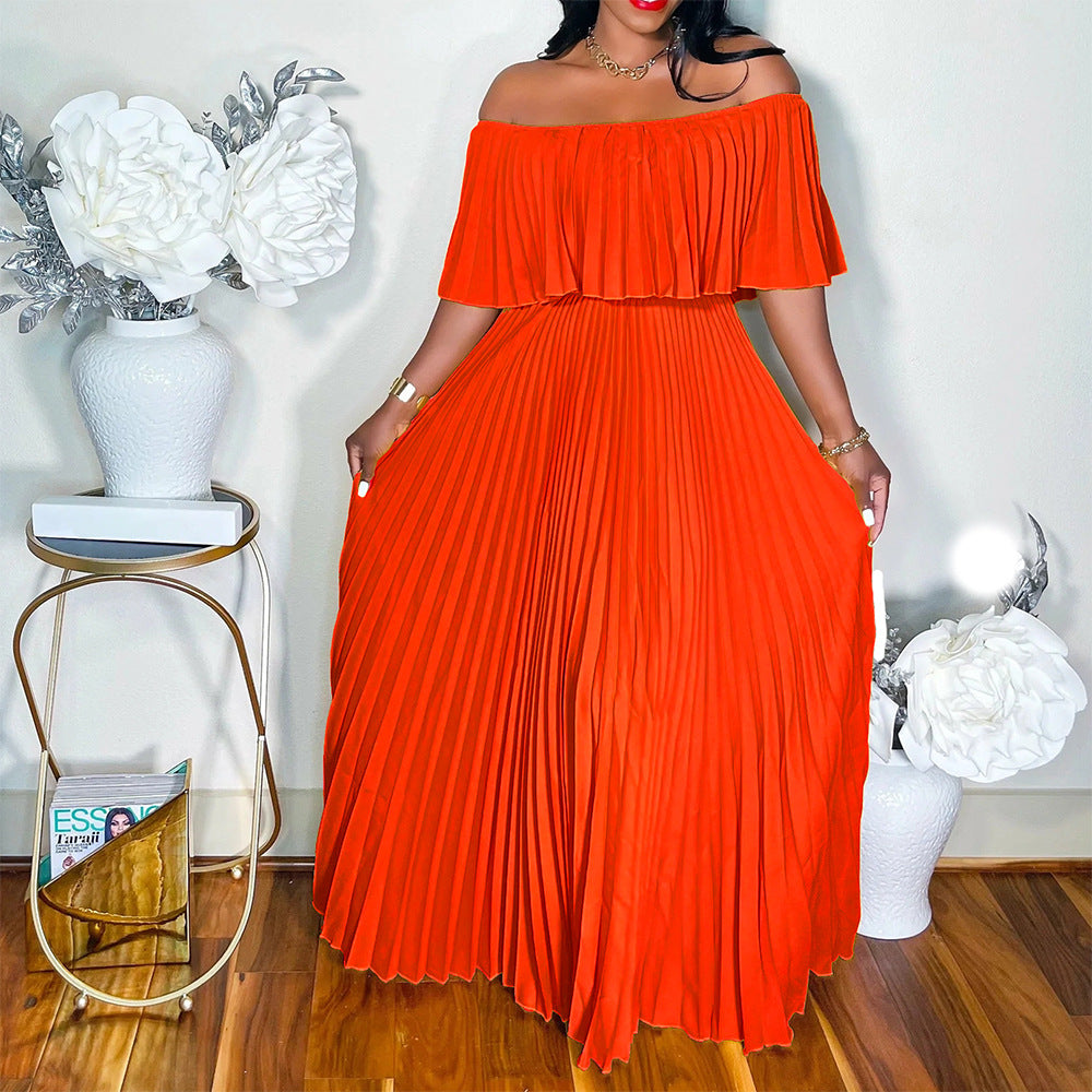 European station  autumn new women's camisole off-the-shoulder bodycon backless sexy slit dress