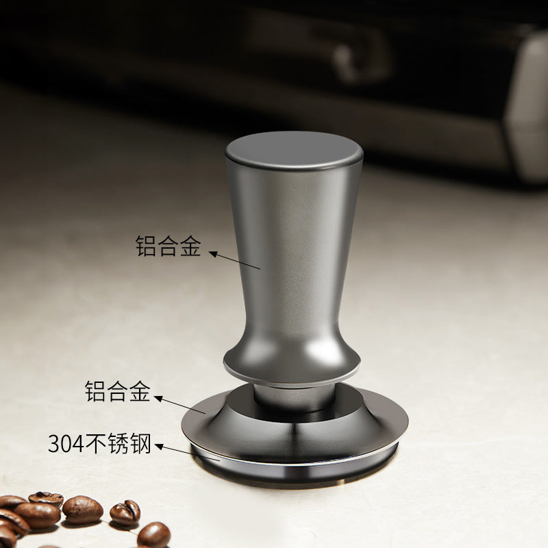 Stainless steel coffee distributor & tamper combo - all-in-one set for home use
