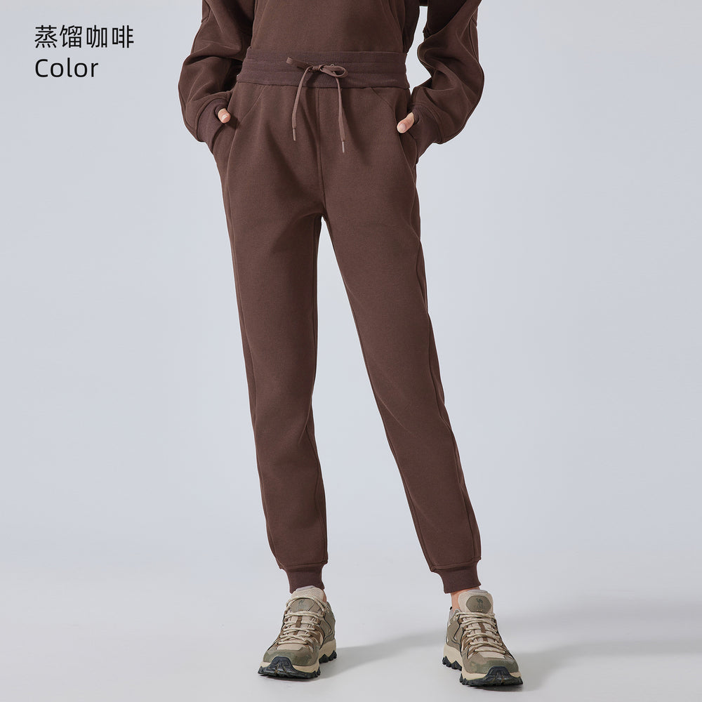 Women's high-waisted, loose-fit joggers - versatile activewear for fall/winter: perfect for outdoor fitness, yoga, and casual wear (daw153)