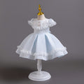 Wholesale new arrival baby girl evening dress lace tutu cake princess dress first birthday dress baby dress