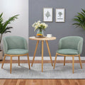 Nordic faux solid wood meeting table and chair set - modern minimalist chairs, creative casual round table, perfect for bubble tea and coffee shops