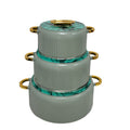 Export hot selling food warmer container3pcs large capacity stackable thermal insulation crisper box