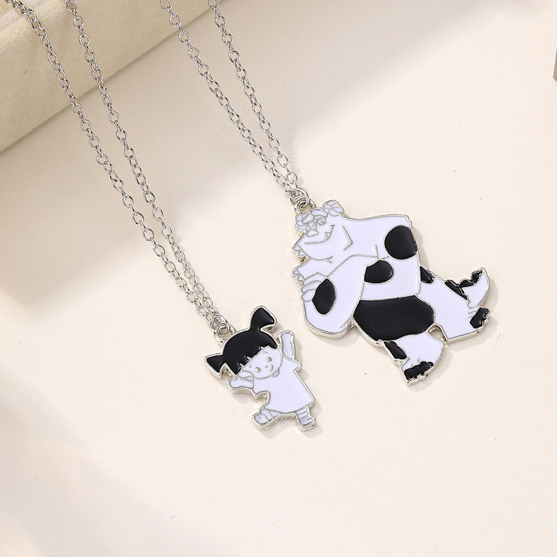 Wholesale necklaces & pendants: cross-border hot seller - perfect gift for best friends & girlfriends - cute cow pendant necklace for women
