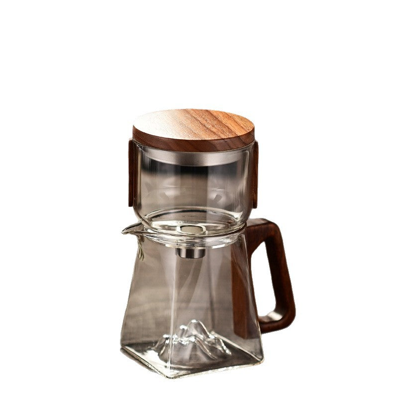Magnetic tea making fair cup suit teapot tea water separation cup kung fu tea set tea making handy gadget semi-automatic tea maker