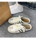 2025 spring/summer new collection: closed-toe loafers - stylish, minimalist, slip-on, korean-style flat rope-tie half shoes
