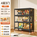 Obsidian black - three-door, 100*35*114cm