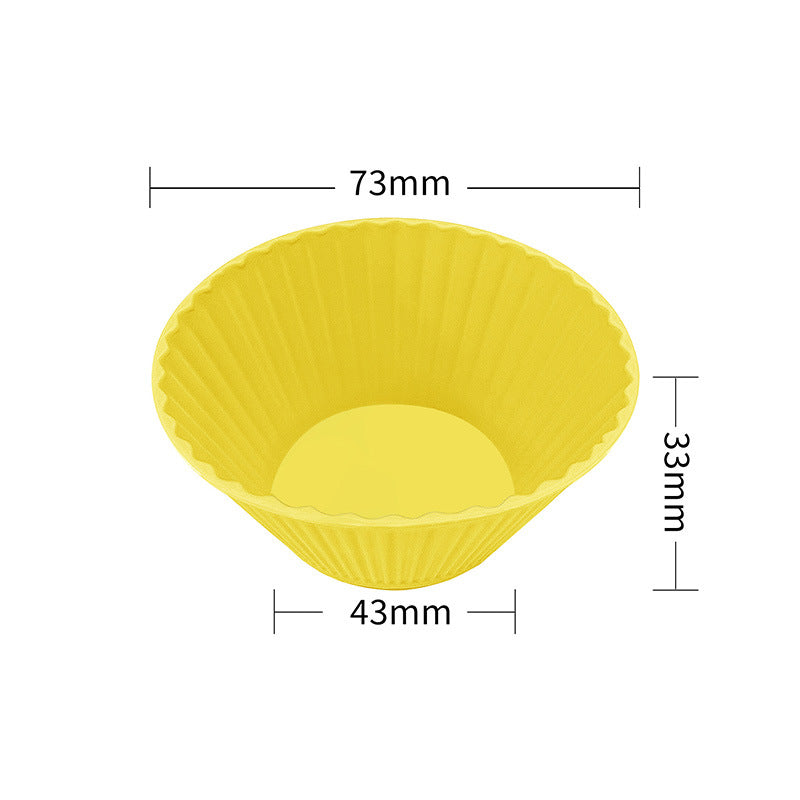 Cross-border silicone muffin cup cake mold high temperature baking tool silicone cake mold DIY silicone cake mold