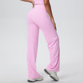 nude feel tight yoga pants high waist hip straight-leg pants looseslimming look outdoor sports running fitness pants