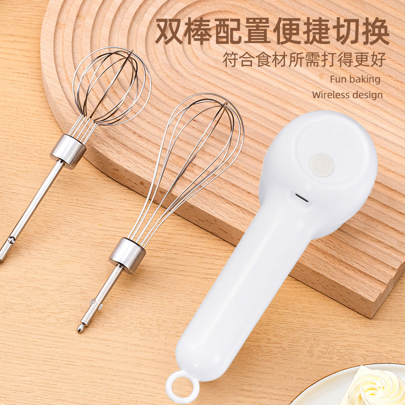2025 new dc electric hand mixer - compact kitchen appliance for home use, baby food prep, and food processing - cordless, rechargeable