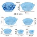 hot-selling silicone baking pan, high temperature resistant air fryer, easy to clean round baking mold, for home silicone baking pan