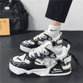 Men's shoes 2025 new winter versatile niche original casual flat shoes athletic thick sole height increasing bread style trendy shoes