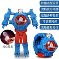 Transforming kids' electronic watch toy - student projector cartoon transformation - manwei transformation robot for boys