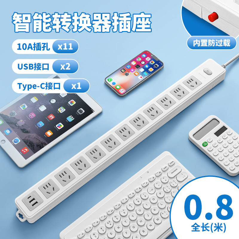 Multi-socket wireless power strip without cord socket with usb connection power strip self-wiring converter power strip power strip