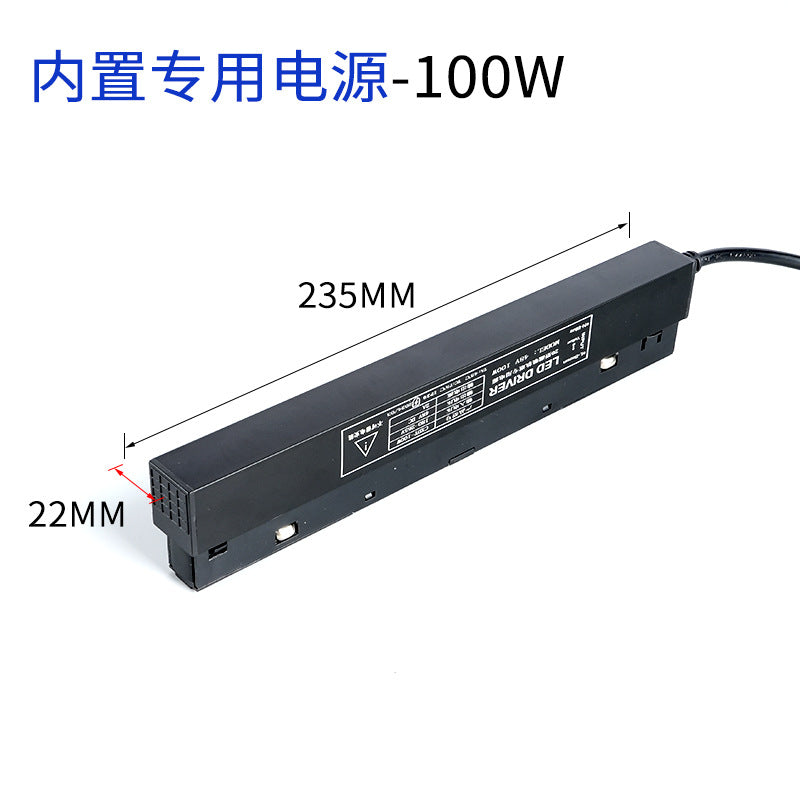 Magnetic track light Recessed surface mount suction light spotlight package No main light Living room lighting Bedroom linear floodlight