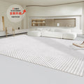 Living room carpet cream style classyaccessible luxurycasual sofa coffee table blanket for home no-wash large area full floor mat