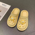 Egg cheese/yellow crocs