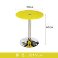 Tempered glass round table minimalist coffee table balcony lounge negotiation table small apartment coffee table discussion table and chairs free shipping