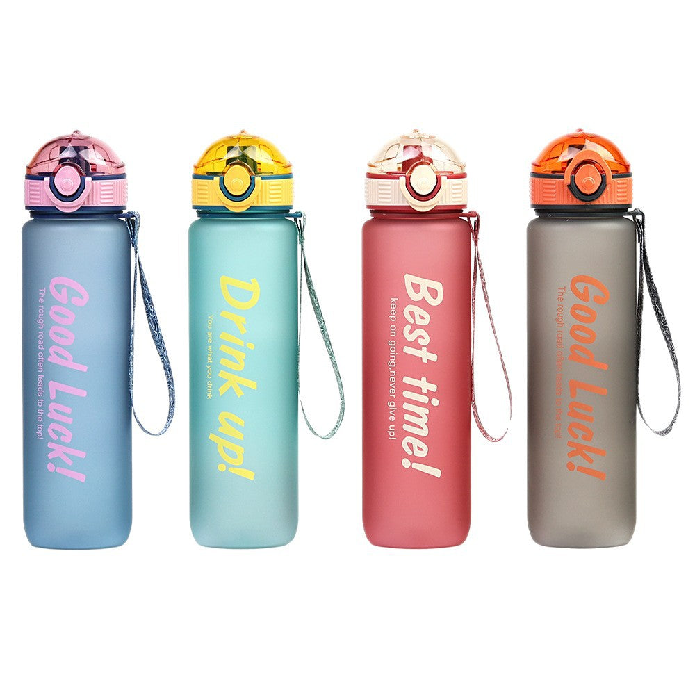 Factory custom student water bottle - large capacity plastic cup, fitness sports water bottle, portable water bottle, minimalist tumbler