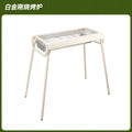 Outdoor bbq grill foldable smokeless bbq grill for homelargethickened bbq portable stainless steel mesh carbon grill