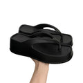 Thick sole flip flops women's summeroutwearnew arrivaleva stepping on shit ins style beach flip flops women's summer wholesale