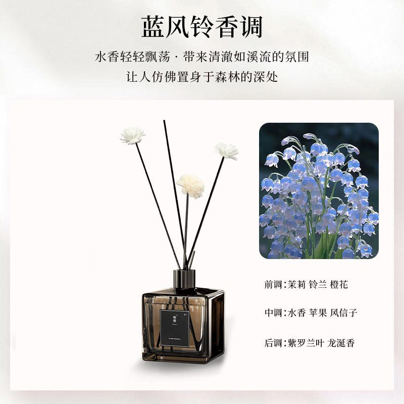 Nordic style flameless reed diffuser - long-lasting fragrance for home, bedroom, bathroom, and air freshening decoration