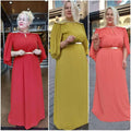 export women's chiffon maxi dress - african style, loose fit, plus size -