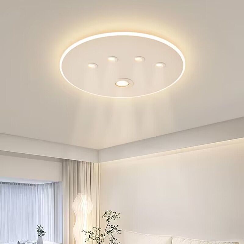 Stylish ceiling lamp without main lamp bedroom lamp casual modern living room lamp study light luxury lamp ultra-thin surface-mounted spotlight