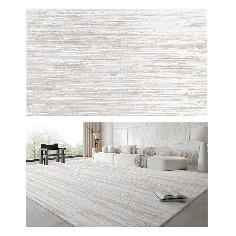 Carpet living room no-wash and wipeable accessible luxury italian normcorecasual gray sofa coffee table floor mat full floor large area