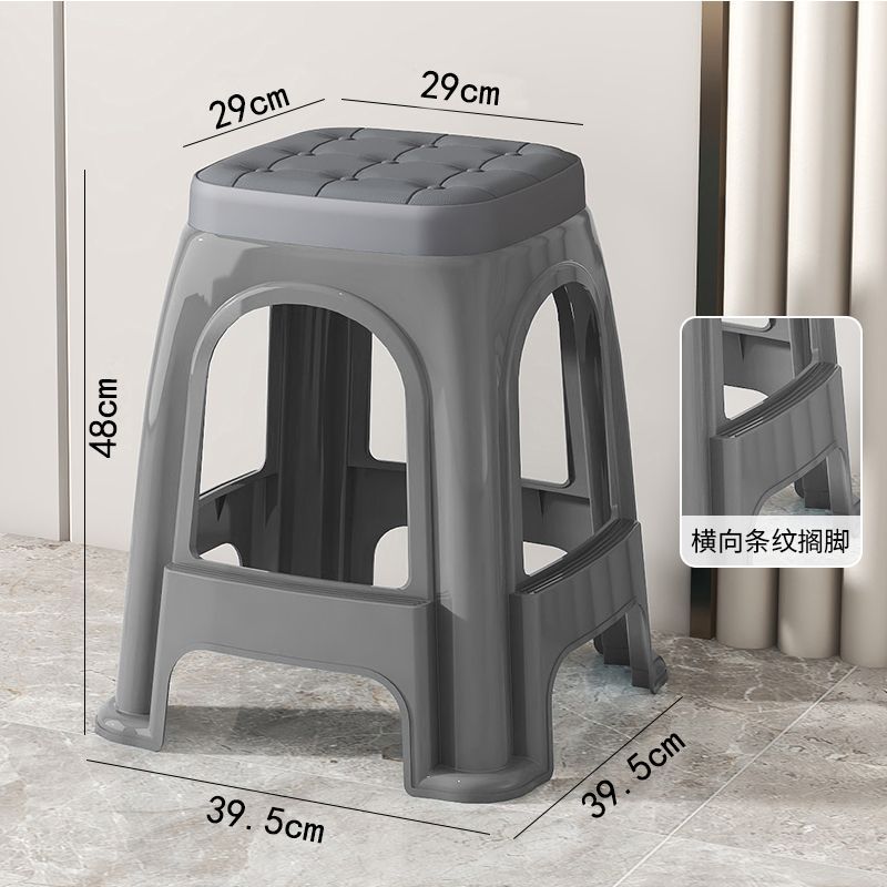 Plastic thickened scandinavian home for homecasual creative bench restaurant dining table stool bedroom dressing stool small stool