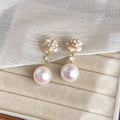 Camellia gentle fragrance pearl new arrival earrings spring and summer accessible luxury tassel classy hot french earrings for women