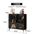 Rock slab sideboard all-in-one wall-mounted accessible luxuryclassycasual wine cabinet kitchen cupboard tea cabinet for home storage cabinet