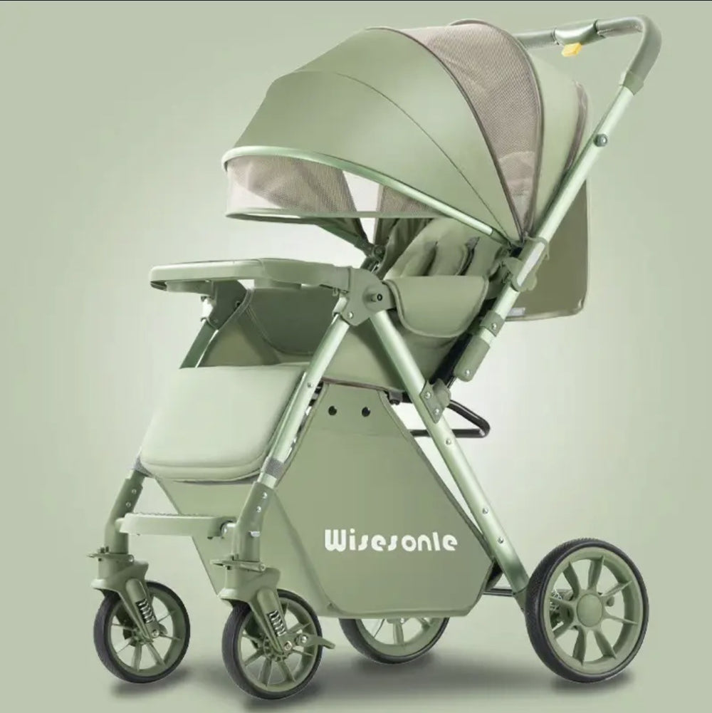 Baby stroller can sit or lie down high view lightweight foldable two-way stroller kids stroller walking baby wholesale
