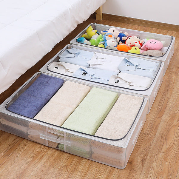Under the bed storage box, household clothes storage, large moisture-proof, under the bed finishing box, quilt, under the bed storage box artifact