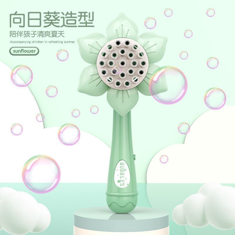 Fully automatic electric bubble gun series - gatling bubble machine, rocket space rabbit, night market stall, children's toy