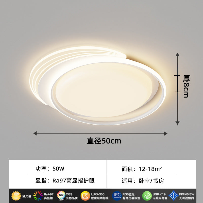 Full Spectrum Nordic Modern Simple Geometric Ceiling Light LED Eye Protection Light Luxury Bedroom Living Room Whole House Lighting Package