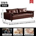 [dark brown] light luxury texture oil wax leather [upgraded buckle sponge style]