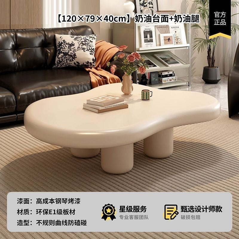 Cloud coffee table for home scandinavian living room tea table new modern casual popular coffee table small apartment cream style coffee table