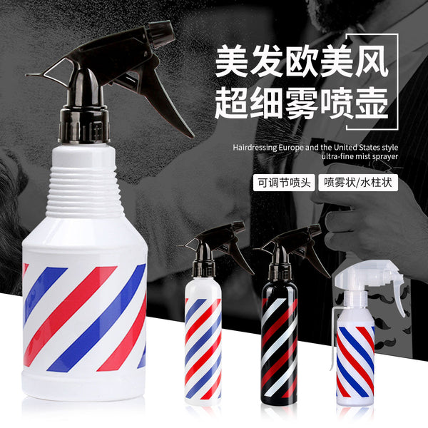 Hair, European and American wind, ultra-fine mist watering can, kettle, barber shop spray pot, gardening spray kettle, watering pot, sprinkling watering watering can
