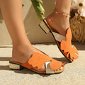 fashionnew arrivalsummer slippers 2026 new arrival women's sandals large size shoes slip-on slippers for women
