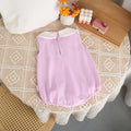 Baby clothes fashionable summer baby girl sleeveless one-piece khaki for outing, 100-day banquet summer dress, thin butt wrap