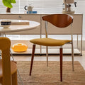Used solid wood dining chair classy design living room dining table backrest for home foot pad retro popular big c chair dining chair