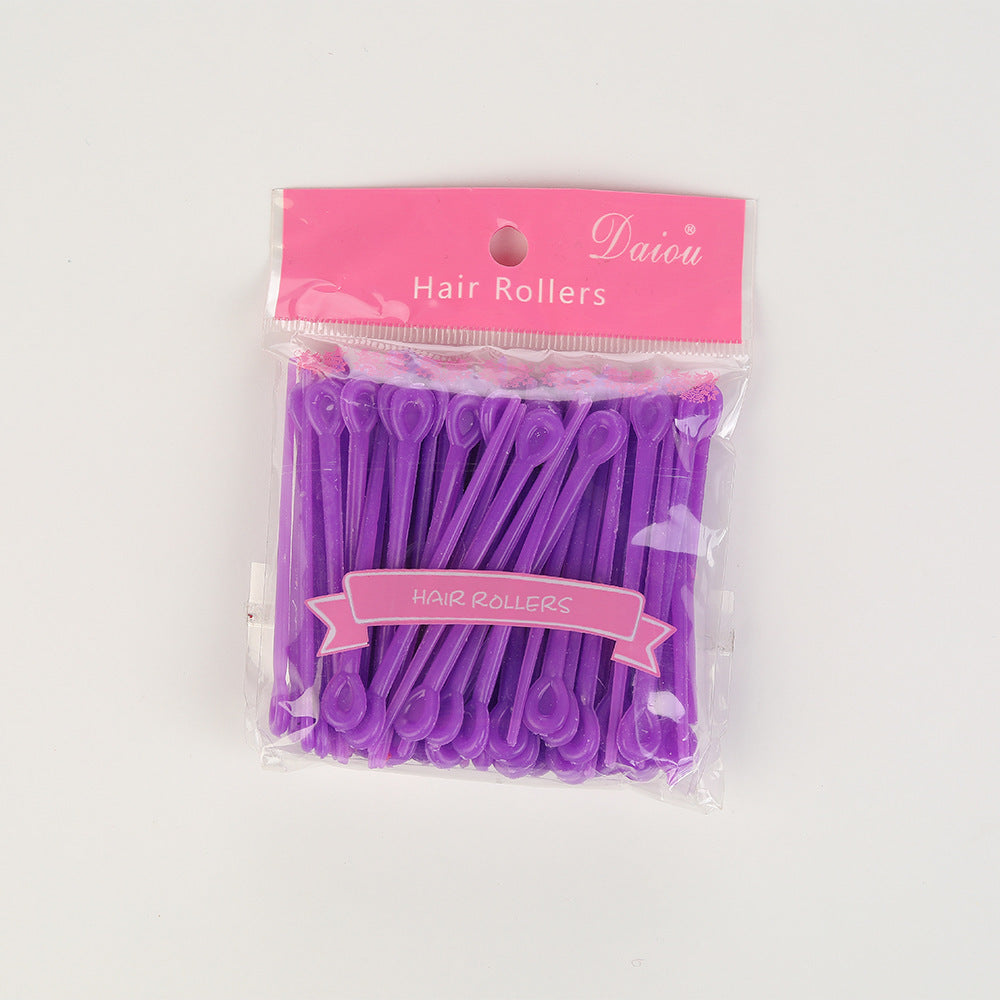 Cross-border light tube hair curl pins, fishing net ironing pins OPP packaging 90 pcs in a bag, disc hair cutting and hairdressing tools