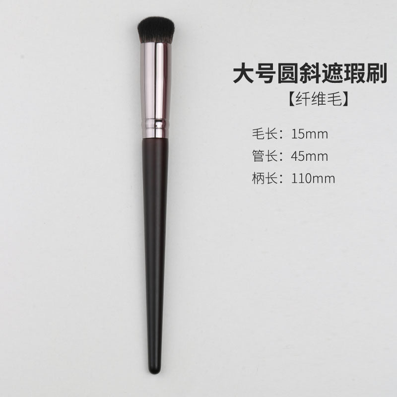 Wooden handle makeup brush set - cangzhou makeup brushes: blush brush, wool brush, powder brush, foundation brush, eyeshadow brush, and other makeup brushes
