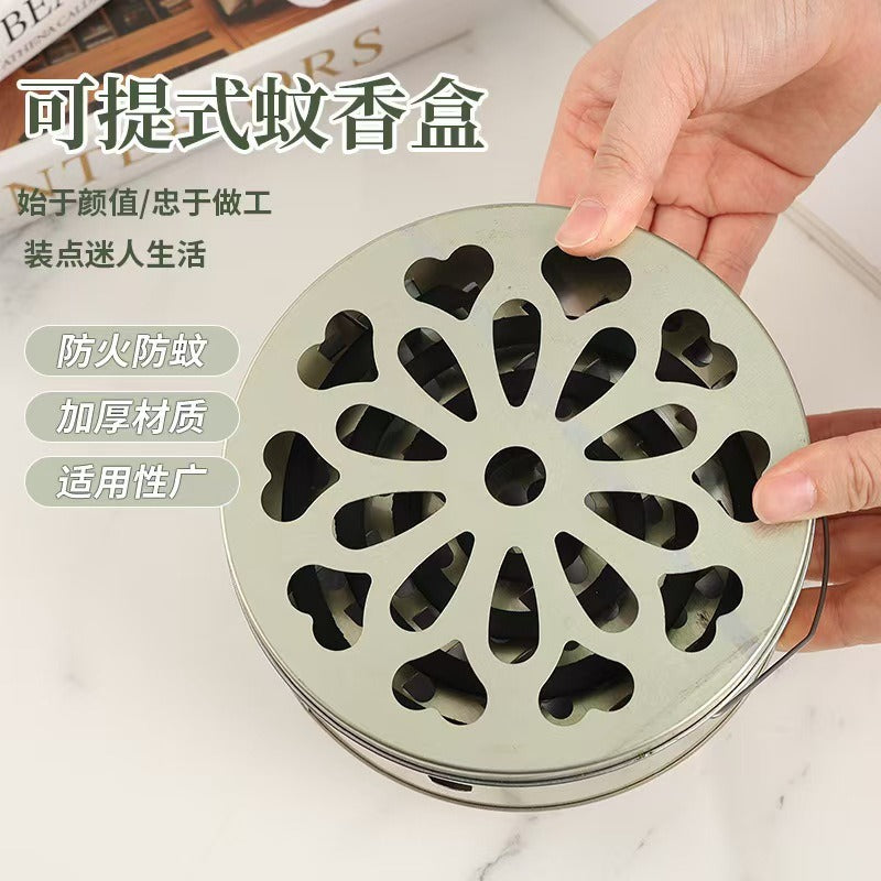 Summer love mosquito coil box factory direct sales can lift recycled material mosquito coil box mosquito repellent box new mosquito repellent box
